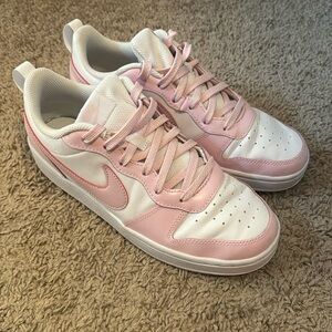pink nike sneakers- women’s 8.5, girls’s 7